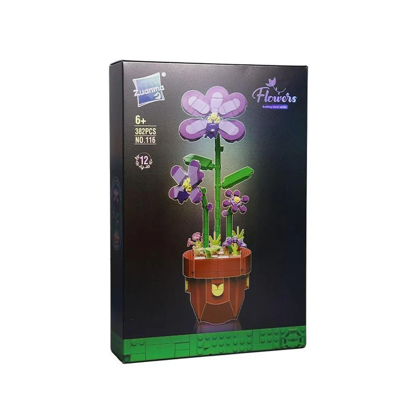 Building Block Flower - Age 6+ - Zuanma